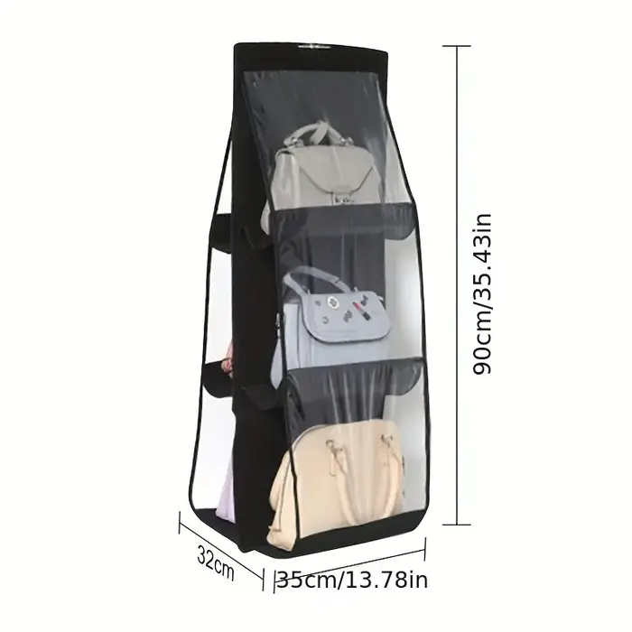 Sac à main noir pliable Oxford grill