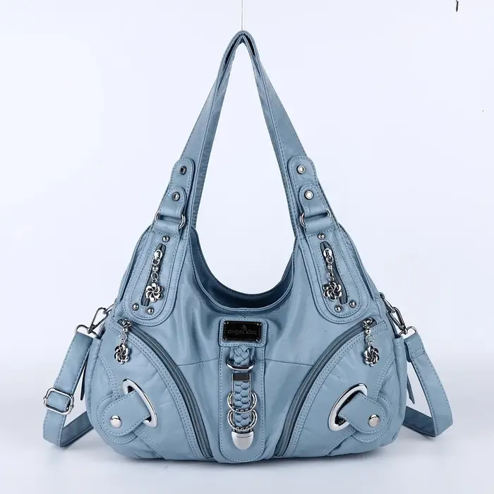 Sac à main vintage pour femme, sac à bandoulière tendance, grand sac fourre-tout, sac de shopping à 