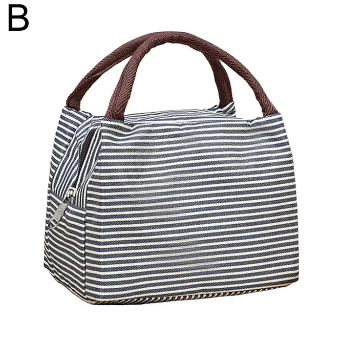 Sac isotherme portable pour boîte à bento, sac de rangement pour boîte à riz, pour le travail et l'é