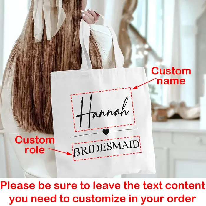 Sac fourre-tout en toile de mariage personnalisé, sac cadeau Souvenir pour enterrement de vie de jeu