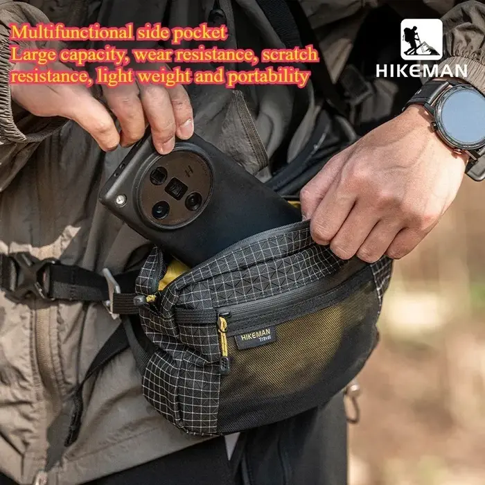 HIKEMAN – sac de taille étanche pour Sports de plein air, sac de taille pour cyclisme, course à pied, Camping, randonnée, paquet d'accessoires, sac de rangement UHMWPE
