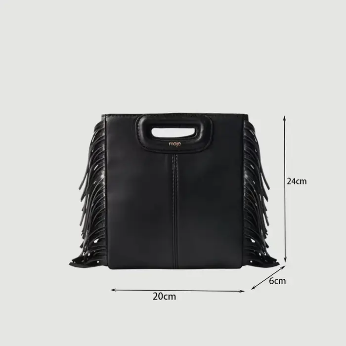 Nouveau sac à bandoulière pour femmes à la mode noir PU rétro sac à main Design luxueux décontracté