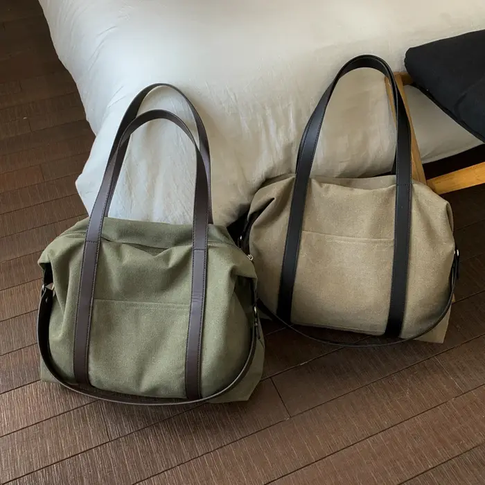 Sacs fourre-tout en Nylon de couleur unie pour femmes