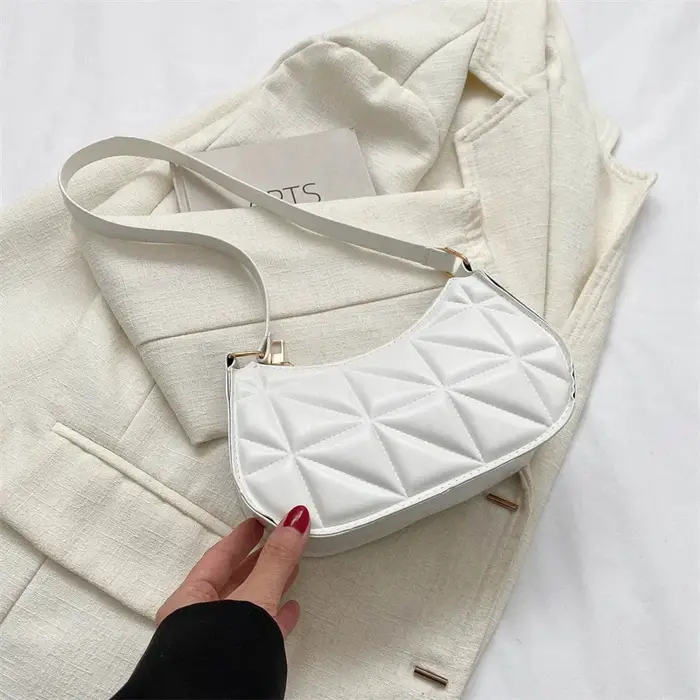 Sac à bandoulière en cuir PU noir, style rétro, couleur unie, décontracté, sacs à main Hobo pour fem