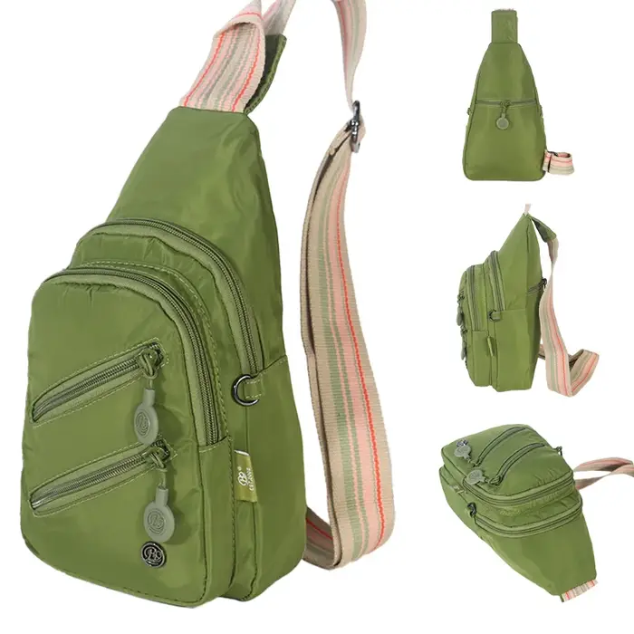 Sac à bandoulière multi-poches pour femmes