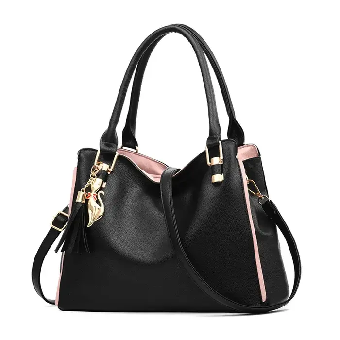 Sac à bandoulière en cuir souple grande capacité pour femme
