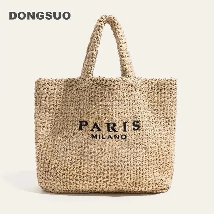Sac à main en raphia pour femmes