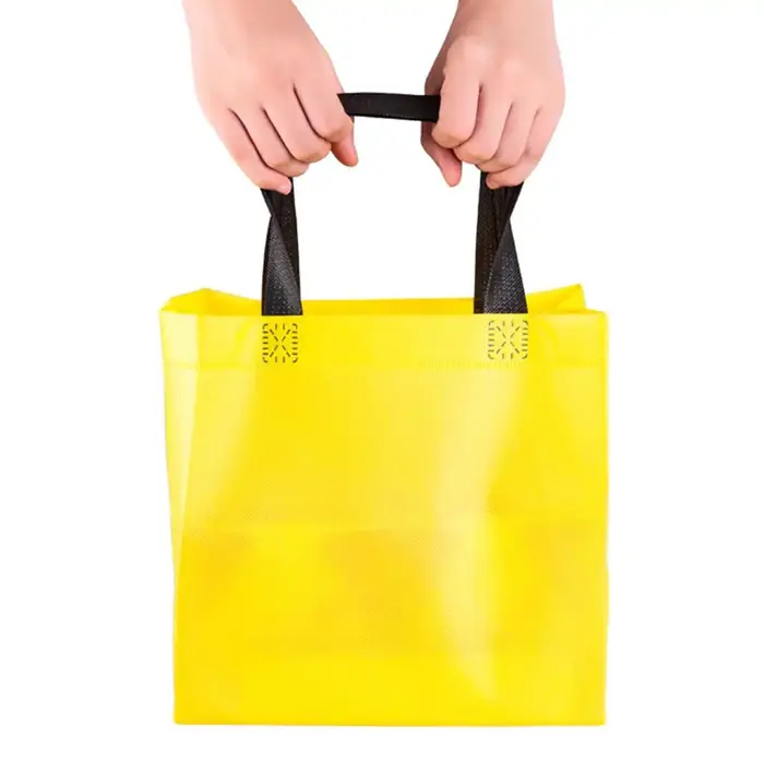 ETya-Sac à provisions en toile pliable réutilisable pour femme