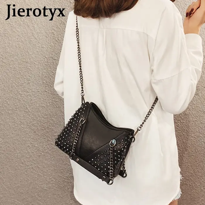 JIEROTYX – sac à main en cuir pour femmes