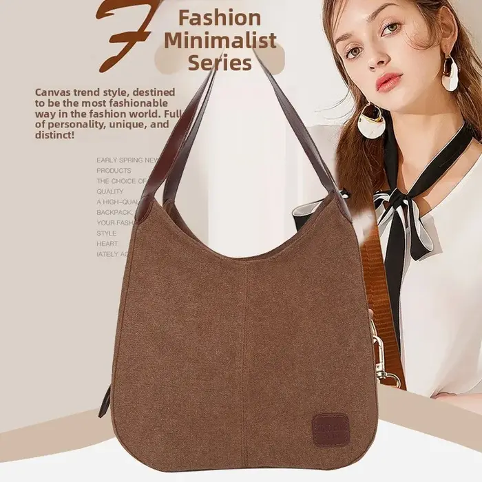 Sac à main tendance en toile de style coréen pour femme