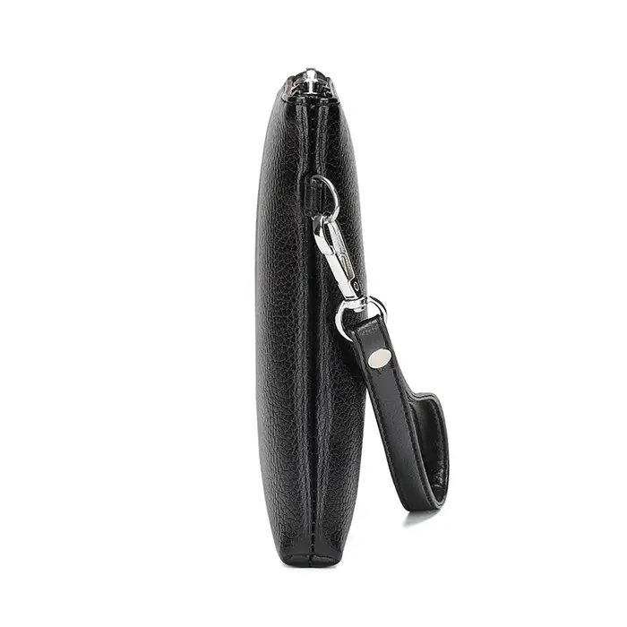 Pochette de jour en cuir PU souple pour homme