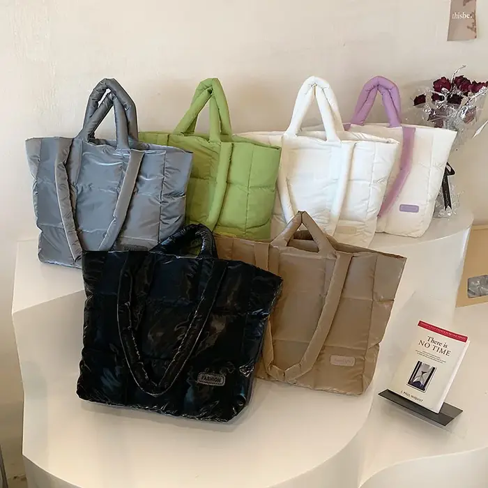 Sac à main en coton Oxford imperméable pour femme