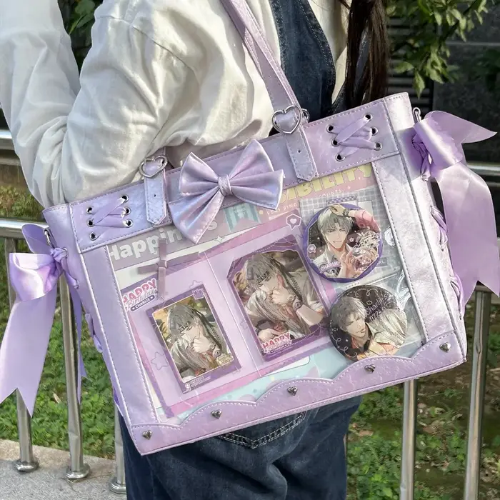 Bandage Bow épaule Ita Sac haute capacité Sac Femme utilisation quotidienne Bolso sacs originaux