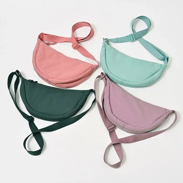Sac à bandoulière en nylon Hobos pour femmes et filles