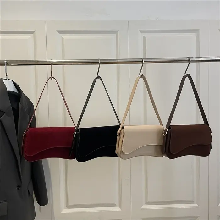 Sac à bandoulière en cuir PU pour femmes