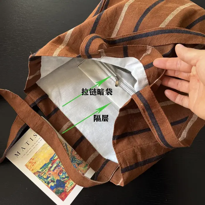 Sacs à main rayés orange vintage pour femmes