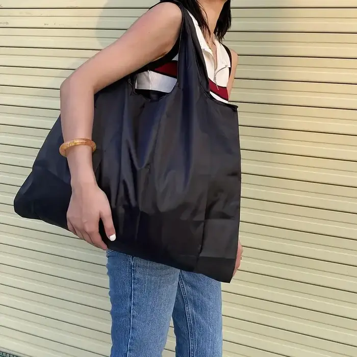 Sac d'épicerie de supermarché Portable pliable de grande capacité