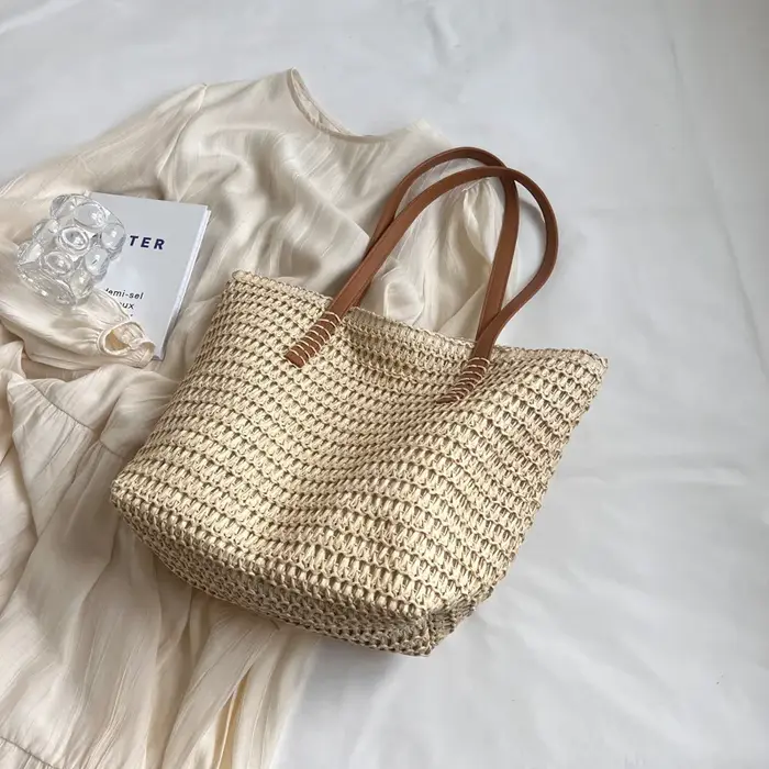 Sac à bandoulière tissé à la main pour femme