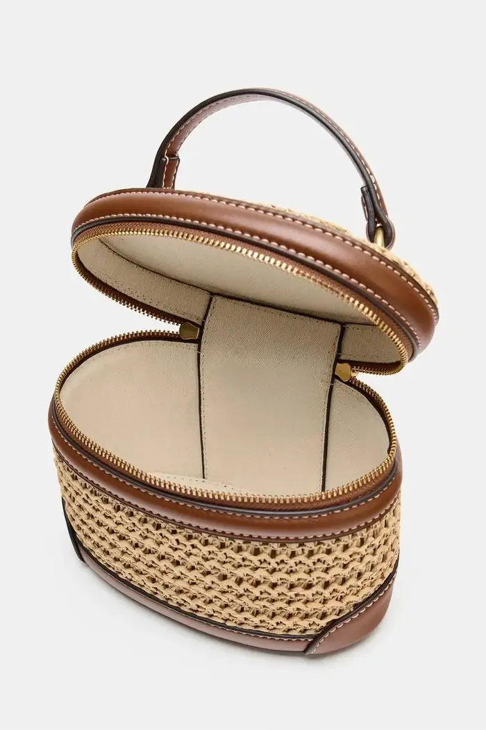 Sac femme en paille tressée printemps-été 2026