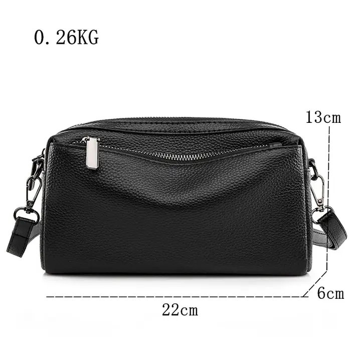 Nouveau sac à main en cuir de vache petit sac à bandoulière Simple