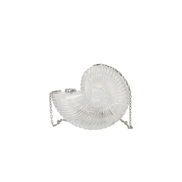 Sac de soirée en forme de coquillage avec personnalité