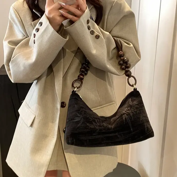 Sacs fourre-tout pour femmes 2025 petite mode coréenne épaule Shopper marque dames toile de luxe concepteur rétro femme