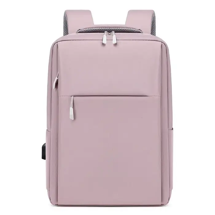 Sac à dos pour femme et homme, sac à dos d'affaires fin et étanche pour ordinateur portable de 15 po