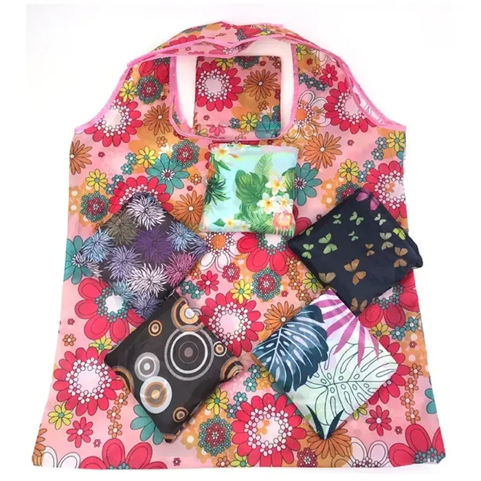 Sac de courses pliable écologique imprimé tendance