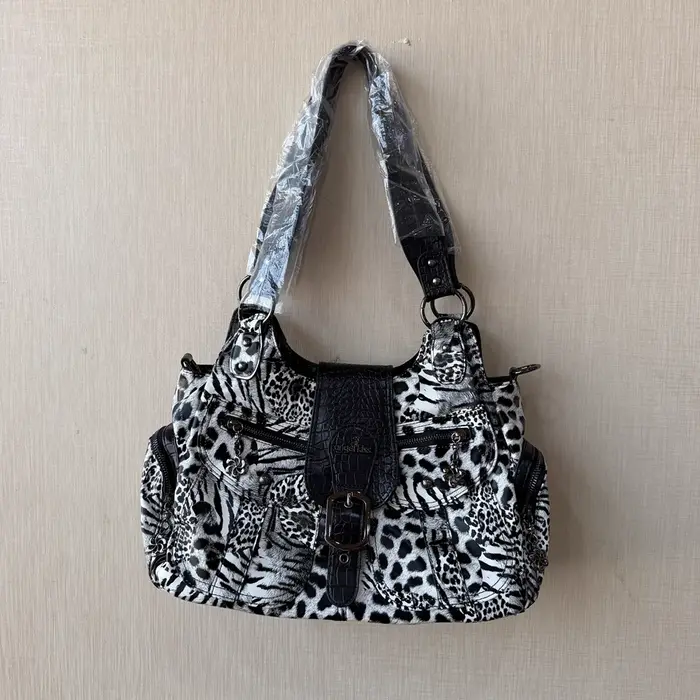 Sac à main Andel Kiss pour femme, sac à bandoulière serpentine en PU, sac bouffant multi-poches, sac