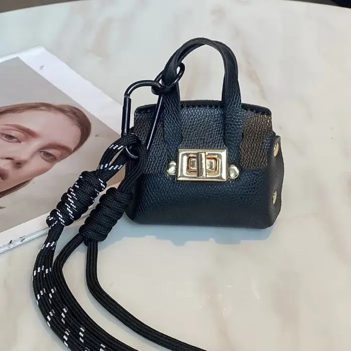 Mini porte-monnaie en cuir PU