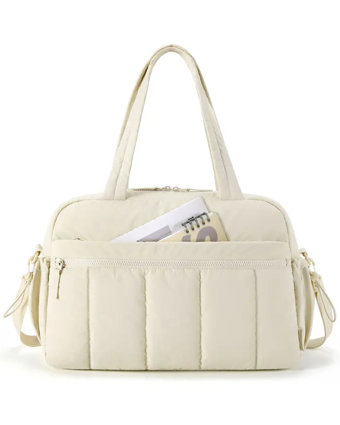 BAGSMART Sac de voyage pour femme avec bandoulière, grande capacité, pour week-end, sport et gym