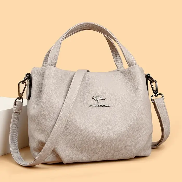 Sacs à Main en cuir PU souple véritable pour femmes