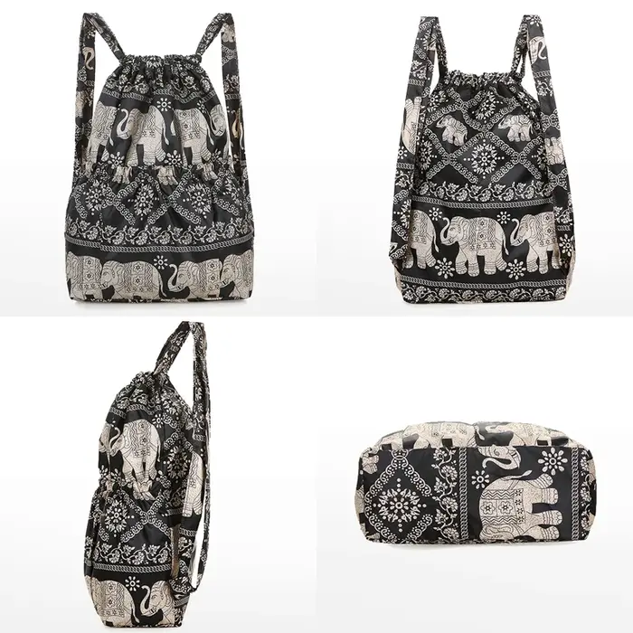 Sac à dos léger en nylon imperméable pour femme