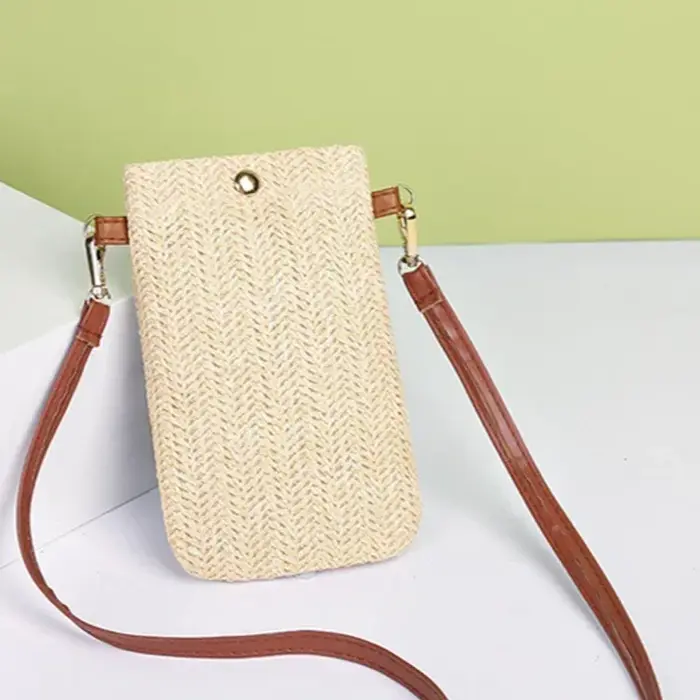 Sac de plage en paille pour femmes