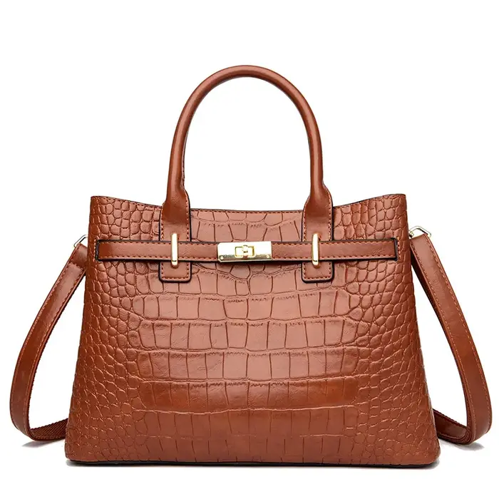 Sac à bandoulière à motif de pierre pour femmes