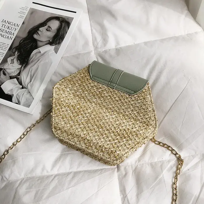 Sac à main en rotin pour femmes
