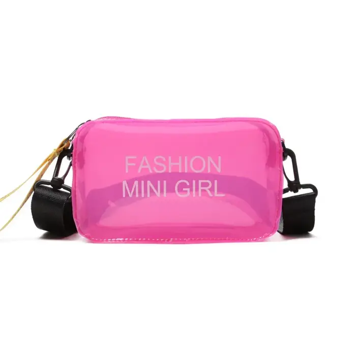 Nouveau petit sac carré sac de gelée Transparent sac à bandoulière pour femme sacs à main de mode pour femmes