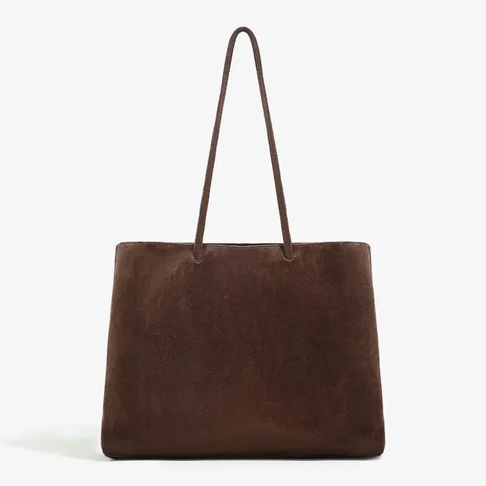 Sac à bandoulière sous les bras en daim de luxe, sac fourre-tout élégant et Simple de grande capacit