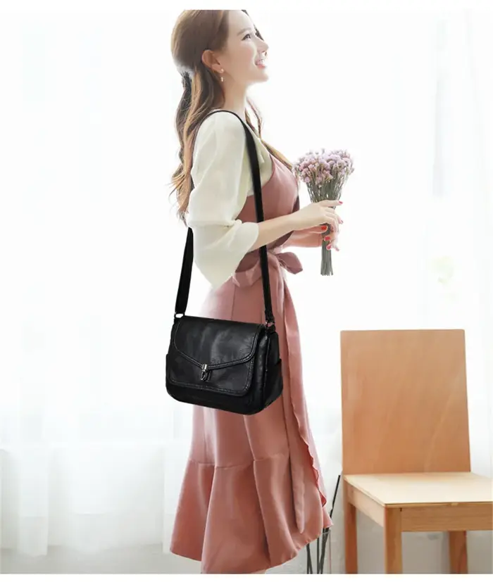 Sac à Main en Cuir de Marque de Luxe pour Femme