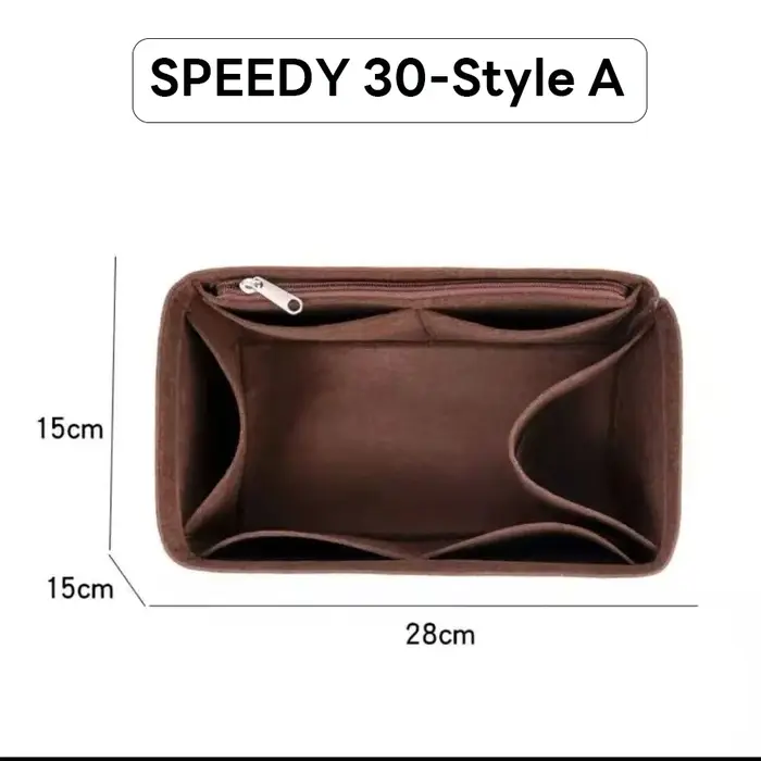 Organisateur d'insertion de sac à main en feutre détachable pour sac