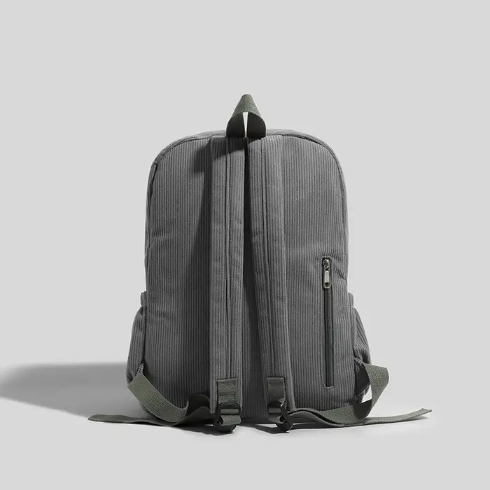 Sac à dos en velours côtelé tendance