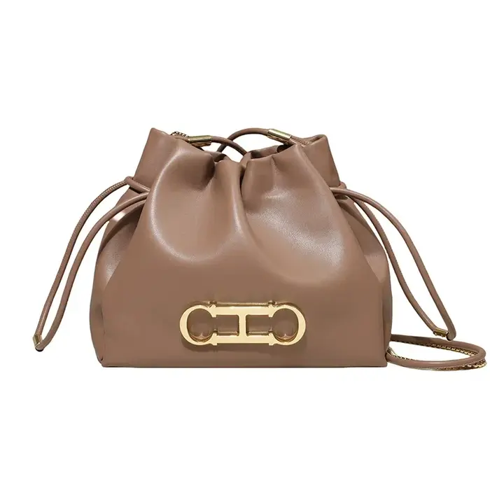 Sac seau tendance CH Fashion avec lettres, sac à bandoulière décontracté pour trajets quotidiens, sa