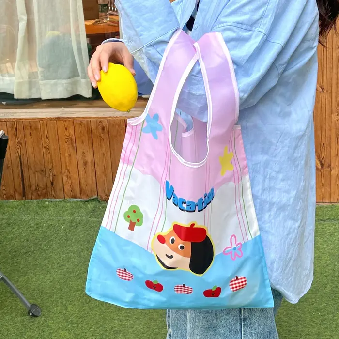 Sac de courses mignon de grande capacité