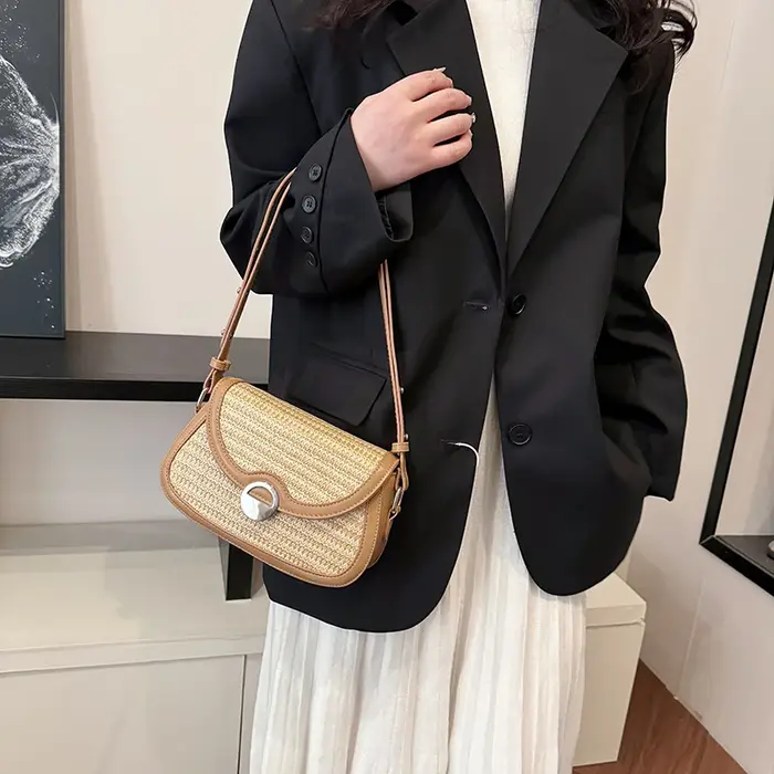 Sac à main tissé de styliste pour femmes