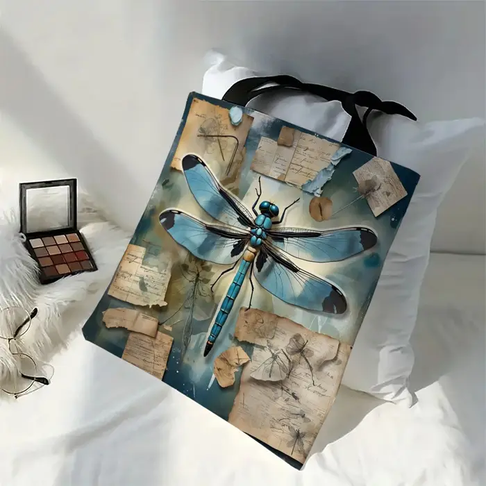 Sac fourre-tout d'art libellule