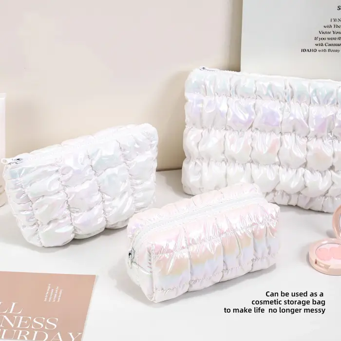 Sac de rangement de maquillage rose pour femmes