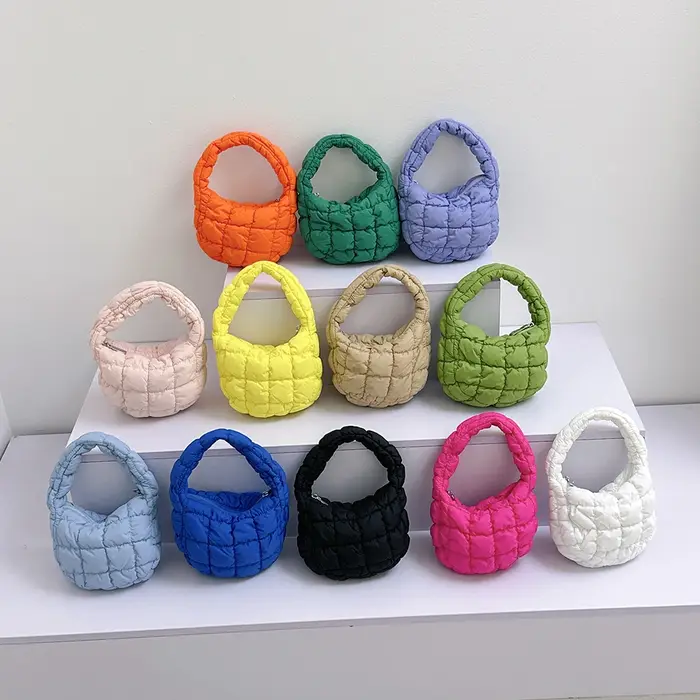 Mini sacs plissés effet nuage pour femmes