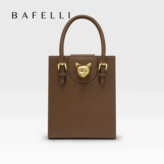 BAFELLI 2026 NOUVEAU SAC À MAIN FEMME MARQUE DE LUXE CAT DESIGNER ORIGINAL TENDANCE SAC À BANDOULIÈRE CASUAL MINI TOTE CROSSBODY