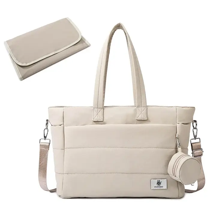 Sac pour femmes couleur unie sac fourre-tout trajet collège rembourré sac à bandoulière loisirs Simp
