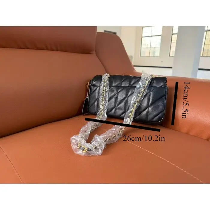 Sac à chaîne à motif diamant de haute qualité